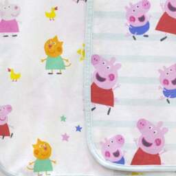 Peppa Pig Lullabies 100% Cotton Reversible Jersey Blanket - thumbnail 3