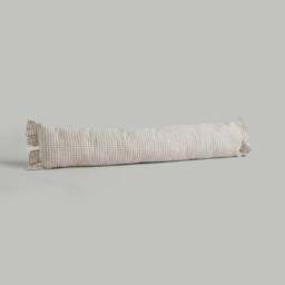 Gingham Frill Cotton Draught Excluder - thumbnail 2