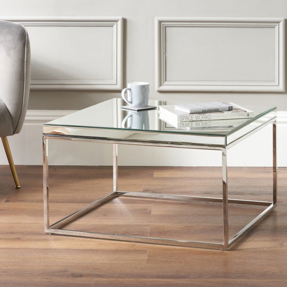 Elysee Square Coffee Table, Mirrored Glass - image 1