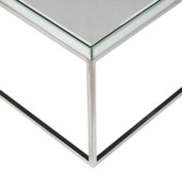 Elysee Square Coffee Table, Mirrored Glass - thumbnail 5