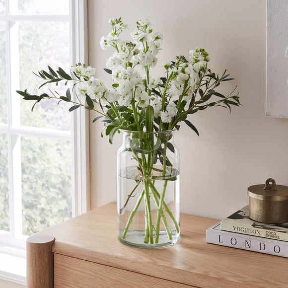 Jar Shaped Glass Vase - image 1