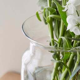 Jar Shaped Glass Vase - thumbnail 2
