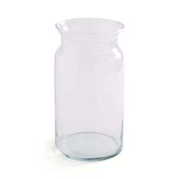 Jar Shaped Glass Vase - thumbnail 3