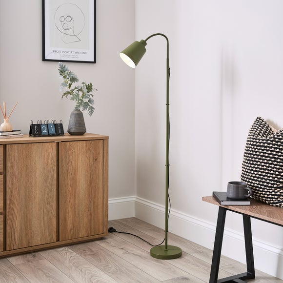 Sanford Goose Neck Adjustable Floor Lamp - image 1