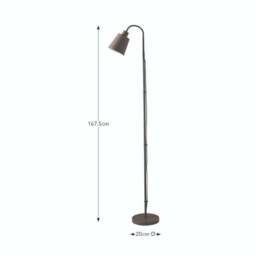 Sanford Goose Neck Adjustable Floor Lamp - thumbnail 6