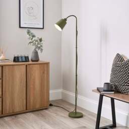 Sanford Goose Neck Adjustable Floor Lamp