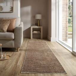 Aura Tweed Flecked Fringed Runner
