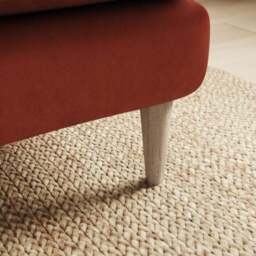 Sven Opulent Velvet Footstool - thumbnail 4