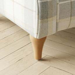 Oswald Padded Pushback Check Armchair - thumbnail 6