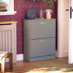 Vida Designs 2 Tier Shoe Cabinet - thumbnail 1