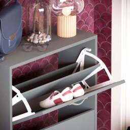 Vida Designs 2 Tier Shoe Cabinet - thumbnail 3