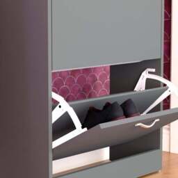 Vida Designs 2 Tier Shoe Cabinet - thumbnail 5