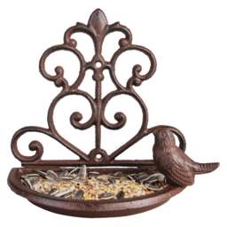 Fallen Fruits Cast Iron Wall Bird Feeder - thumbnail 1