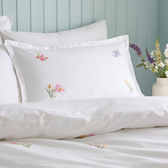 Foxley Embroidery 100% Cotton Oxford Pillowcase - image 1