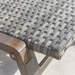 Malta Rattan Effect Sun Lounger - thumbnail 4