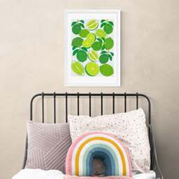 East End Prints Lime Harvest Print - thumbnail 1