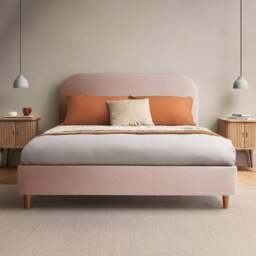 Silentnight Fara Bed Frame, Woven Fabric - thumbnail 2