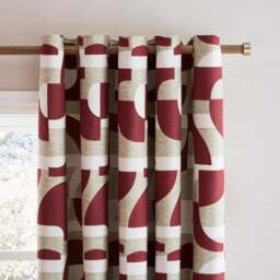 Sawyer Jacquard Eyelet Curtains - thumbnail 1