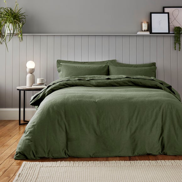 Soft & Cosy Luxury 100% Brushed Cotton Duvet Cover & Pillowcase Set - image 1