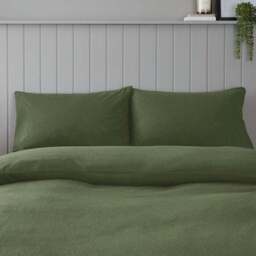 Soft & Cosy Luxury 100% Brushed Cotton Duvet Cover & Pillowcase Set - thumbnail 2