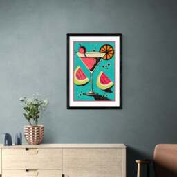 East End Prints Miami Cocktail Print by Jil White - thumbnail 1