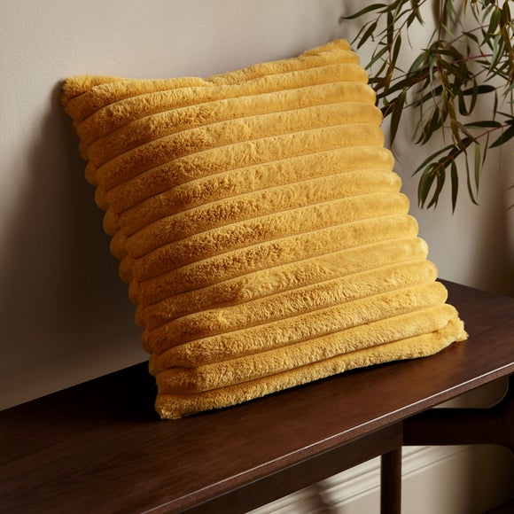 Catherine Lansfield Cosy Ribbed Square Cushion - image 1