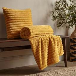 Catherine Lansfield Cosy Ribbed Square Cushion - thumbnail 4