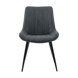 Set of 2 Zion Dining Chairs, Faux Suede - thumbnail 3