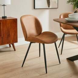 Blair Dining Chair, Faux Leather - thumbnail 1