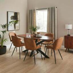 Blair Dining Chair, Faux Leather - thumbnail 2