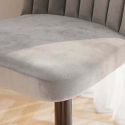 Taylor Gaslift Barstool, Velvet - thumbnail 2
