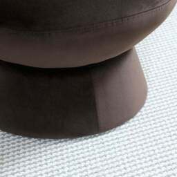 Tulip Velvet Curved Swivel Accent Chair - thumbnail 5