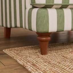Beatrice II Woven Stripe 3 Seater Sofa Bed - thumbnail 5
