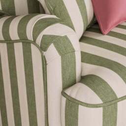 Beatrice II Woven Stripe 3 Seater Sofa Bed - thumbnail 4