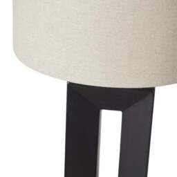 Block Tall Black Ceramic Table Lamp - thumbnail 4