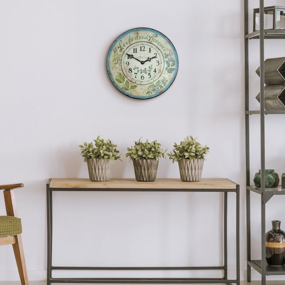 French Herb Wall Clock - image 1