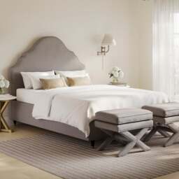 LPD Quince Linen Bed Frame - thumbnail 1