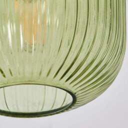 Riley Gold Flush Ceiling Light - thumbnail 3