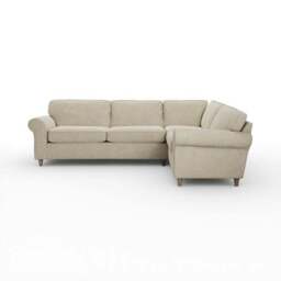 Flori Soft Chenille Corner Sofa - thumbnail 6