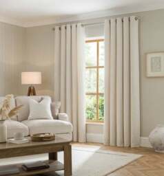 Sorrel Boucle Eyelet Curtains - thumbnail 2