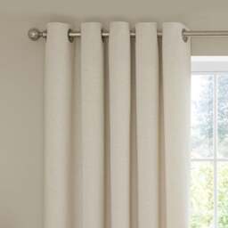 Sorrel Boucle Eyelet Curtains - thumbnail 1