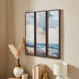 Set of 3 Ocean View Framed Canvases - thumbnail 1