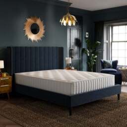 Alara Pleated Velvet Bed Frame - thumbnail 2