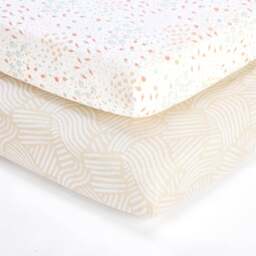 Tutti Bambini Pack of 2 Good Life Fitted Sheets