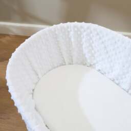 Clair de Lune Wicker Moses Basket Mattress Protector - thumbnail 1