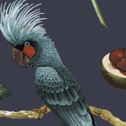 Maximalist Cockatoo Made to Measure Roman Blind - thumbnail 2