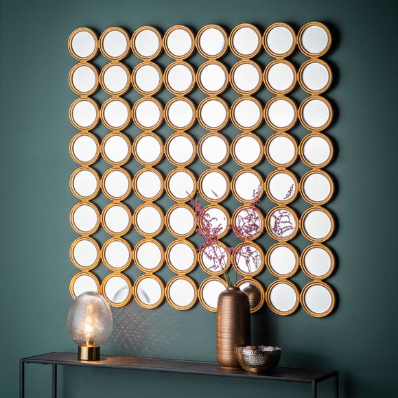 Larysa Circles Square Wall Mirror - image 1