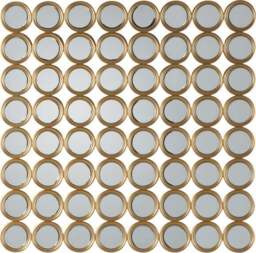 Larysa Circles Square Wall Mirror - thumbnail 3