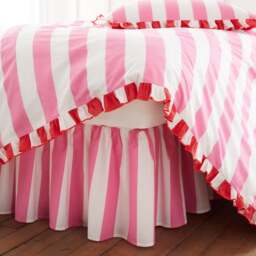 Emmy Frilled Stripe 100% Cotton Valance - thumbnail 1