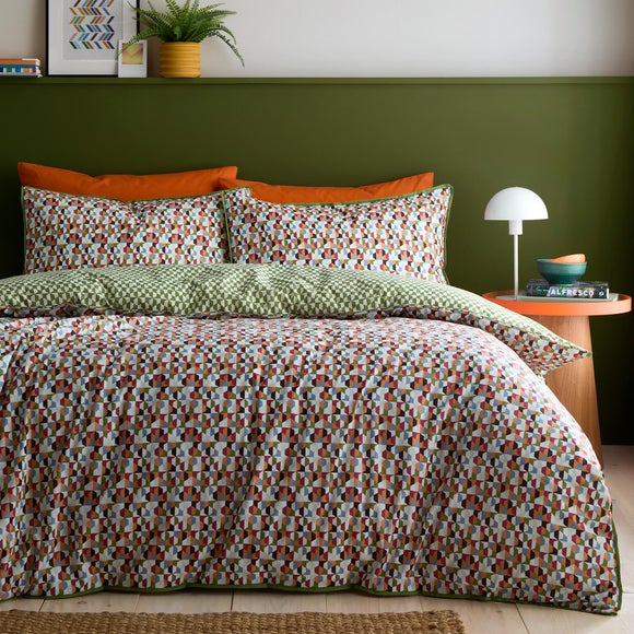 Appletree Star Geo 100% Cotton Duvet Cover & Pillowcase Set - image 1